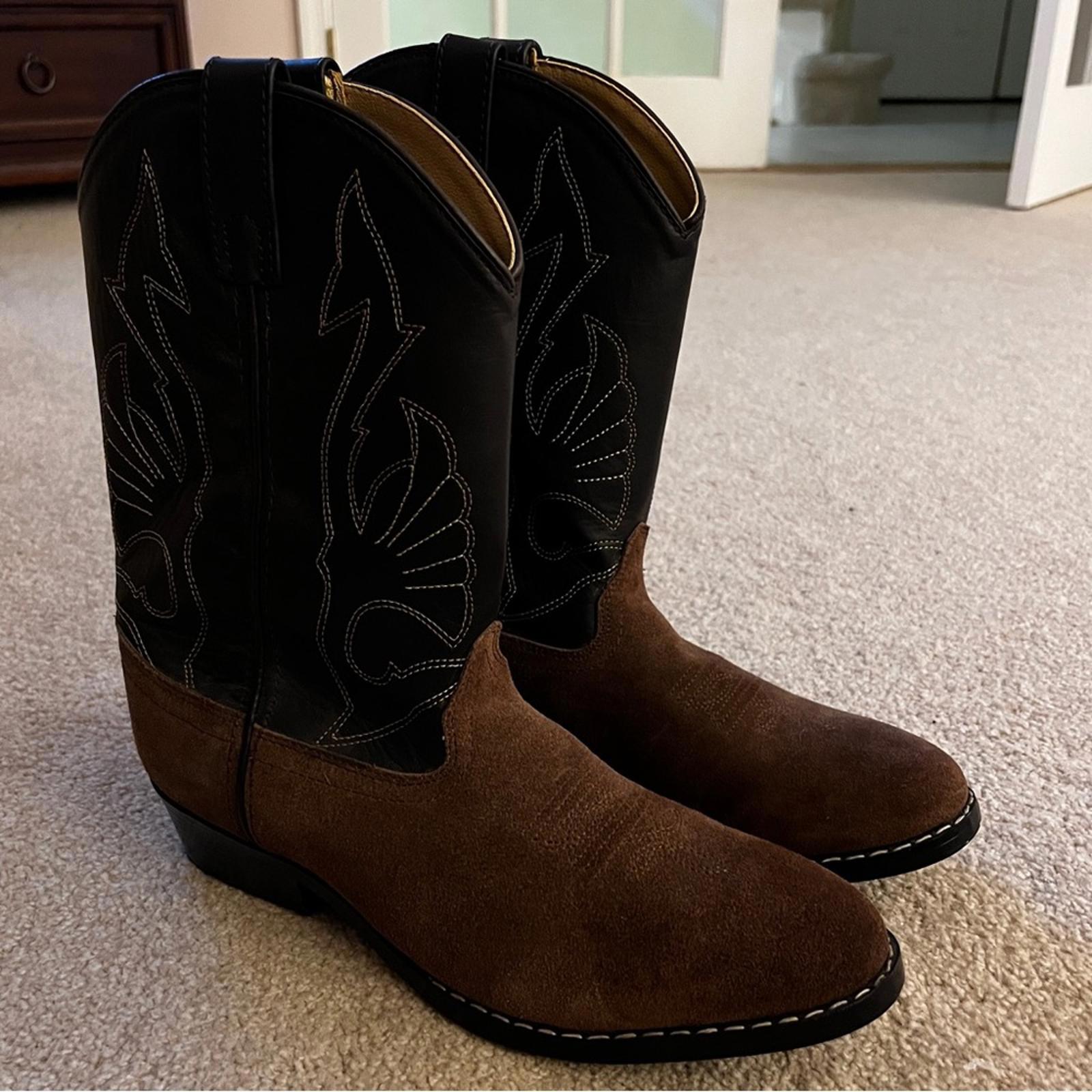 New Two-Tone Cowboy Boots
